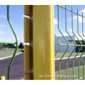 Billigt säkerhetsstaket 3D Curved PVC -belagt staket